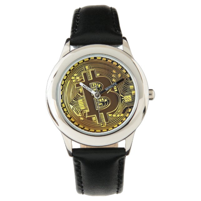 Bitcoin Watch Armbanduhr (Vorderseite)
