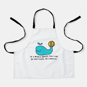 Bitcoin Whale Crypto Investor & BTC Trading Design Schürze