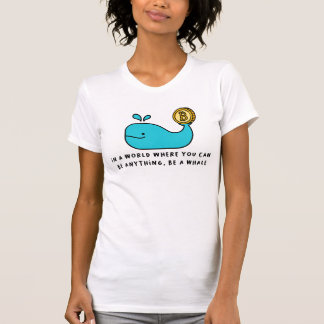 Bitcoin Whale Crypto Investor & BTC Trading Design T-Shirt