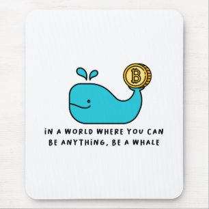 Bitcoin Whale T - Shirt Mousepad