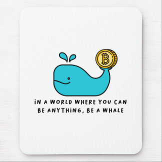 Bitcoin Whale T - Shirt Mousepad