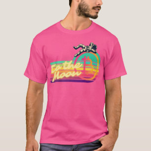 Bitcoin zu den Moon Astronaut Apparel Krypto-Inves T-Shirt