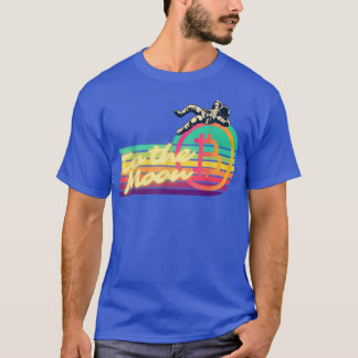 Bitcoin zu den Moon Astronaut Apparel Krypto-Inves T-Shirt