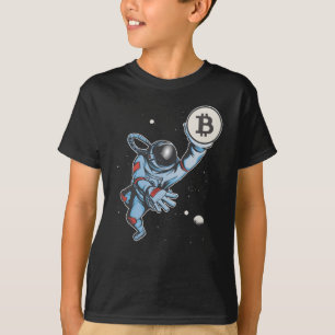 Bitcoin zum Mondastronaut T-Shirt