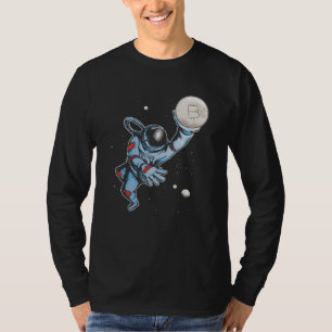 Bitcoin zum Mondastronauten T-Shirt