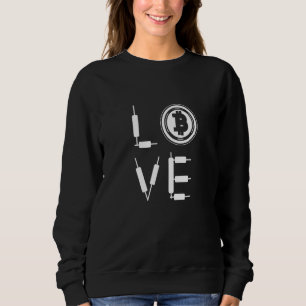 Bitcoins Gold für Bitcoiner Crypto Miner 3 Sweatshirt