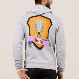 Bite Me Badger Skull Hoodie