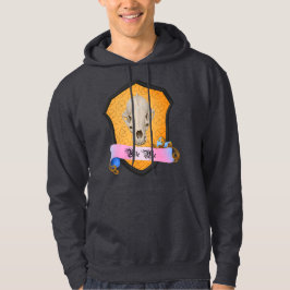 Bite Me Badger Skull Hoodie