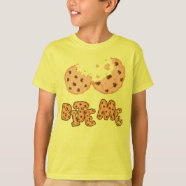 Bite Me Cookie Lustiger Chocolate Chip Design T-Shirt