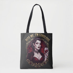 Bite Me, ich bin ein fantastischer Vampir-Gothic-W Tasche