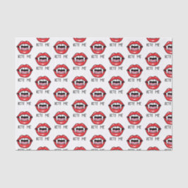 Bite me  seidenpapier