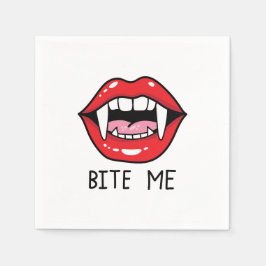 Bite me  serviette
