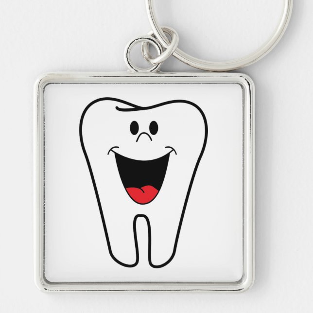 "BITE ME"-TOOTH SCHLÜSSELANHÄNGER (Vorne)