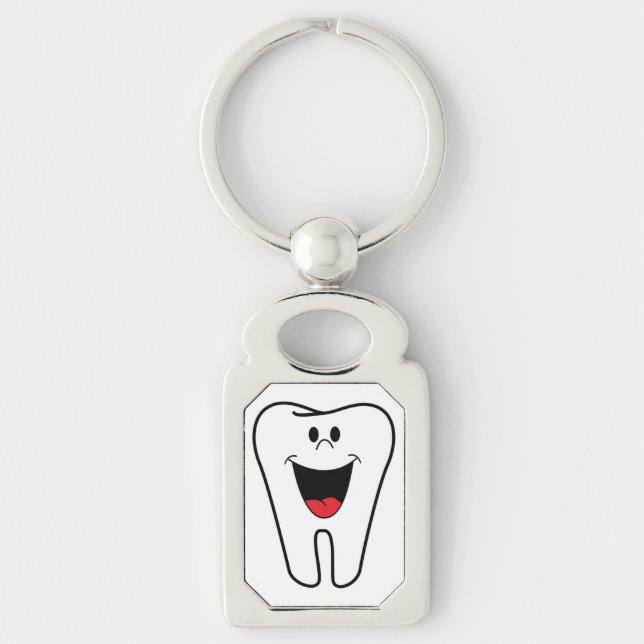 "BITE ME"-TOOTH SCHLÜSSELANHÄNGER (Vorderseite)