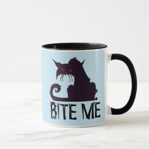 BITE MOI ! Drôle café de chat Mugs