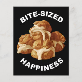 Bite Sized Happiness Profiteroles Flyer