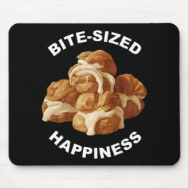 Bite Sized Happiness Profiteroles Mousepad