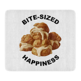 Bite Sized Happiness Profiteroles Schneidebrett