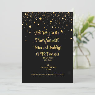 Bites & Bubbly Silvester Einladung
