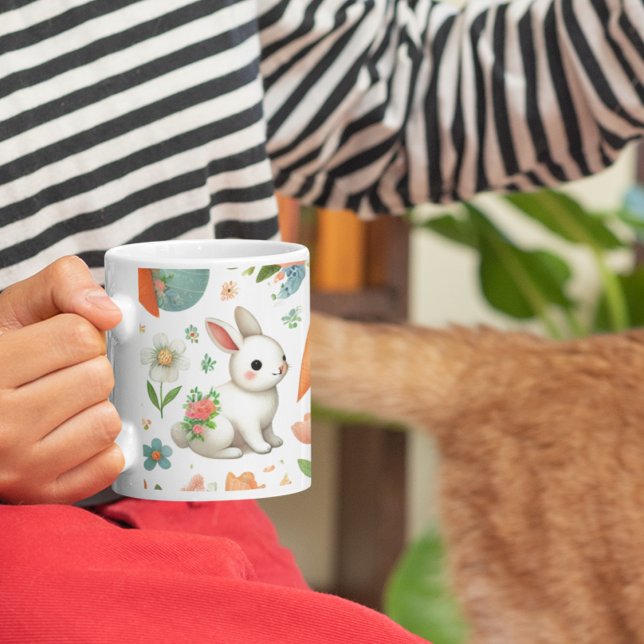 Bites de lapin et délices de carottes - Mug de Pâq (Créateur téléchargé)