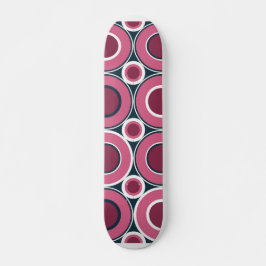 Bitesize Magenta Donuts mit weißer Marine Skateboard
