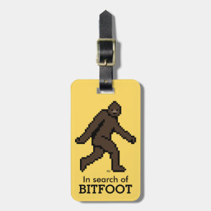 Bitfoot (der 8-Bitbigfoot) Gepäckanhänger