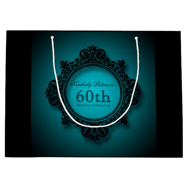 Bithday Celebration Personalisierte Geschenktasche Große Geschenktüte (Vorderseite)