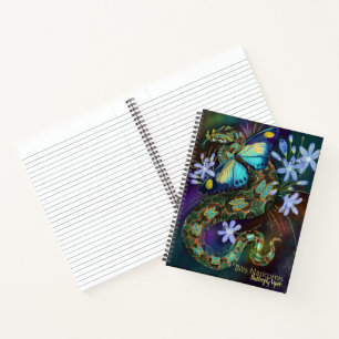 Bitis Nasicornis Butterfly Viper Notizbuch