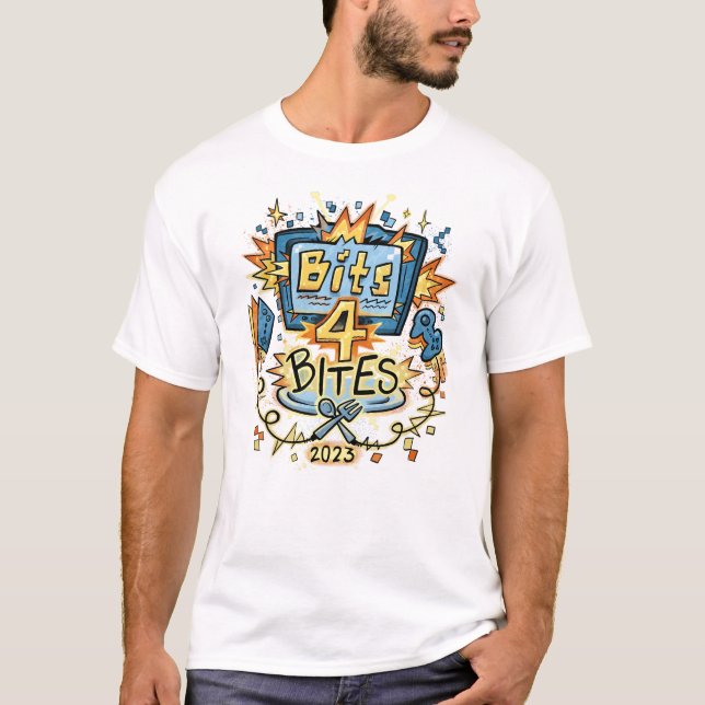 Bits4Bites 2023 T-Shirt (Vorderseite)