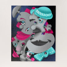 Bits et pièces - Surreal Puzzle Faces