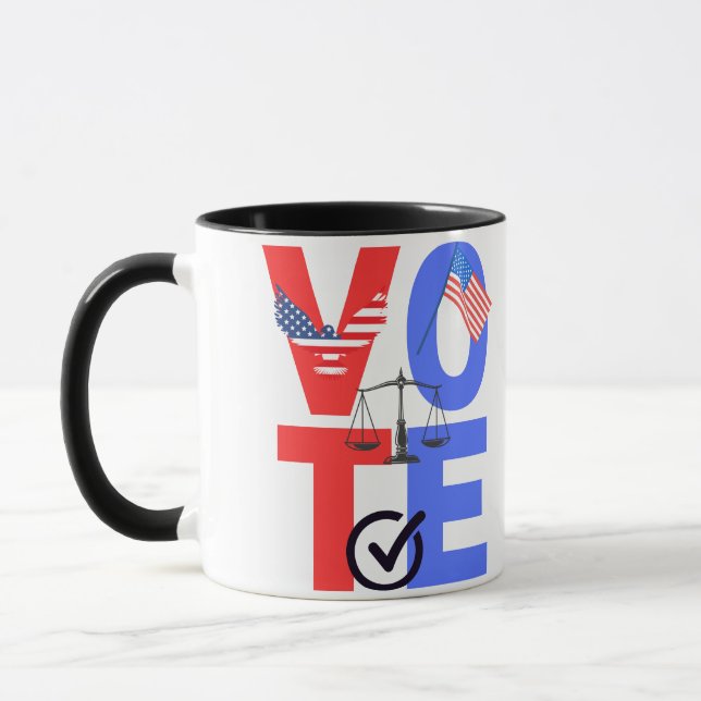 Bitte abstimmen tasse (Links)