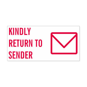 "BITTE AN DEN ABSENDER ZURÜCKSENDEN" Stempel