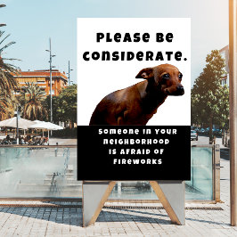 Bitte beachten Sie die Sicherheit von Feuerwerkskö Poster