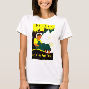Bitte Behalt die Parkreinigung T-Shirt