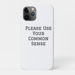 Bitte benutze deinen gesunden Menschenverstand Case-Mate iPhone Hülle