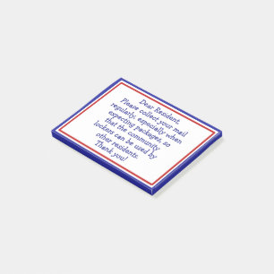 Bitte bestellen Sie Ihre E-Mail Post-it Klebezettel