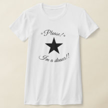 Bitte bin ich ein Star Coquette Slogan Baby T-Shir