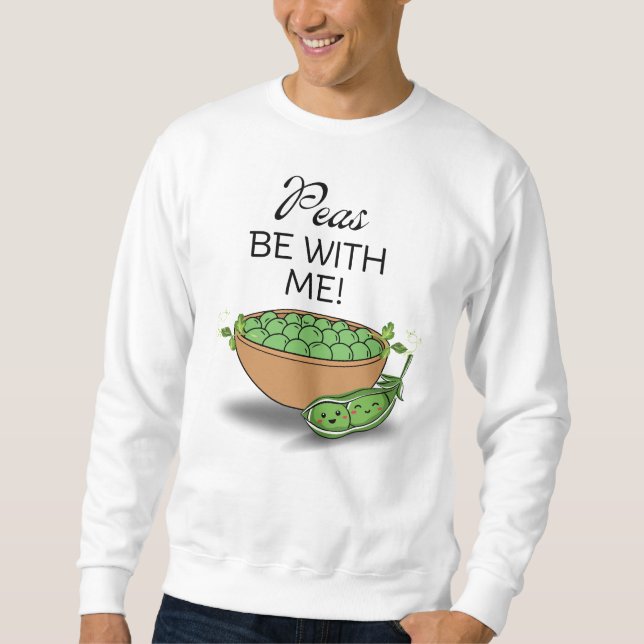 BITTE BIN MIT MIR! ROMANTISCHER ERNTEDANK SWEATSHIRT (Vorderseite)