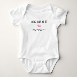 BITTE BITTE GEBEN SIE MIR AN MEINEN MASSI BABY KÖR BABY STRAMPLER