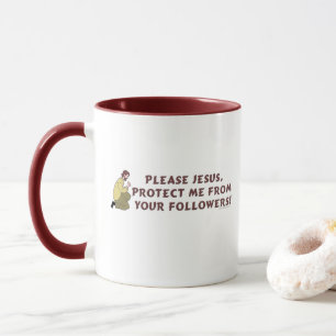 Bitte christlicher Spaß Jesuss Tasse