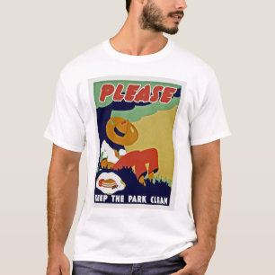 Bitte den Park sauber halten T-Shirt