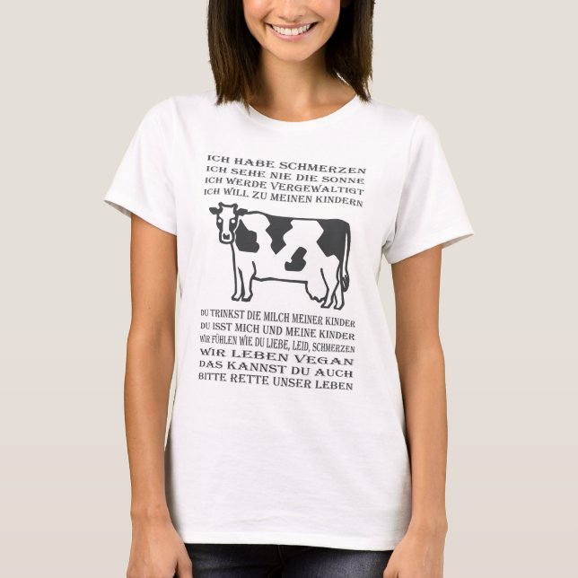 BITTE EINER KUH - 01w T-Shirt (Vorderseite)