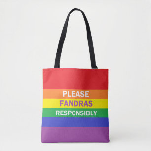 Bitte Fandras verantwortungsbewusstes Tote Bag Tasche