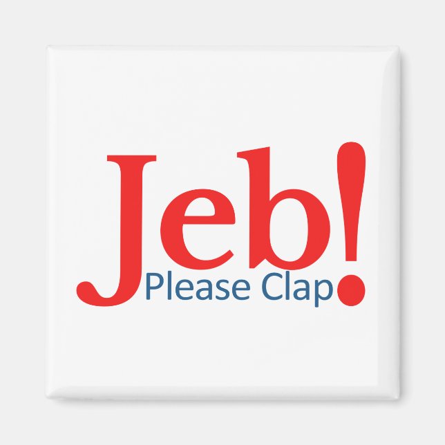 Bitte für den Jeb-Präsidentschaftskandidaten 2016 Magnet (Vorne)