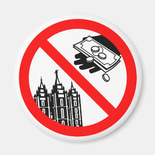 Bitte Füttre das Kirchenmagazin nicht Magnet