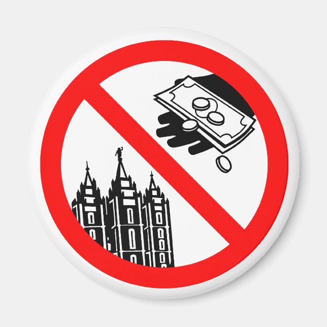 Bitte Füttre das Kirchenmagazin nicht Magnet (Vorne)