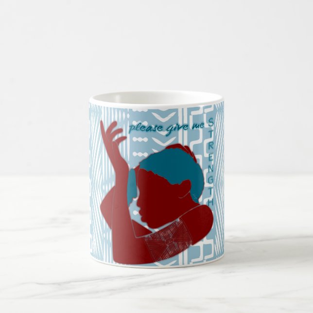 Bitte geben Sie mir Stärke Kaffeetasse (Mittel)