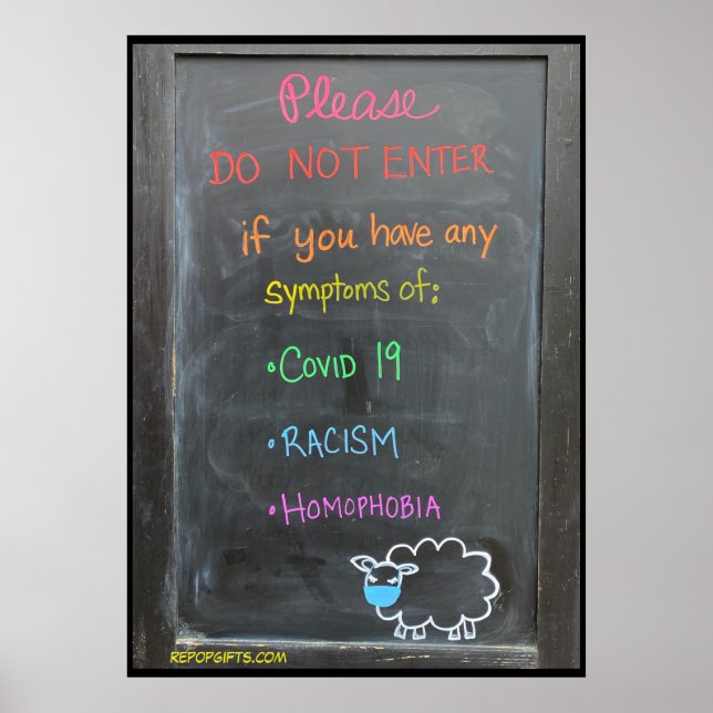 Bitte geben Sie nicht ein, wenn Sie Zeichen von... Poster (Vorne)