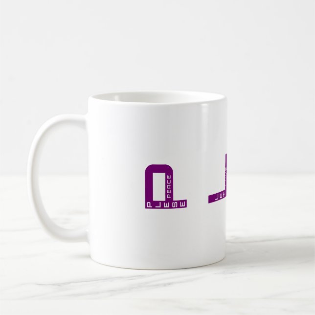 Bitte gelassen als Rave-Tasse Kaffeetasse (Links)