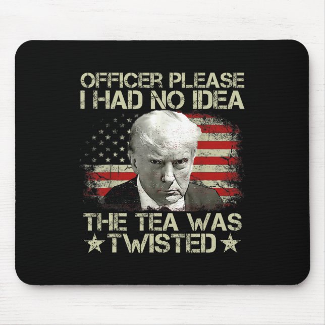 Bitte hatte ich keine Ahnung von dem Tee gefleckte Mousepad (Vorne)